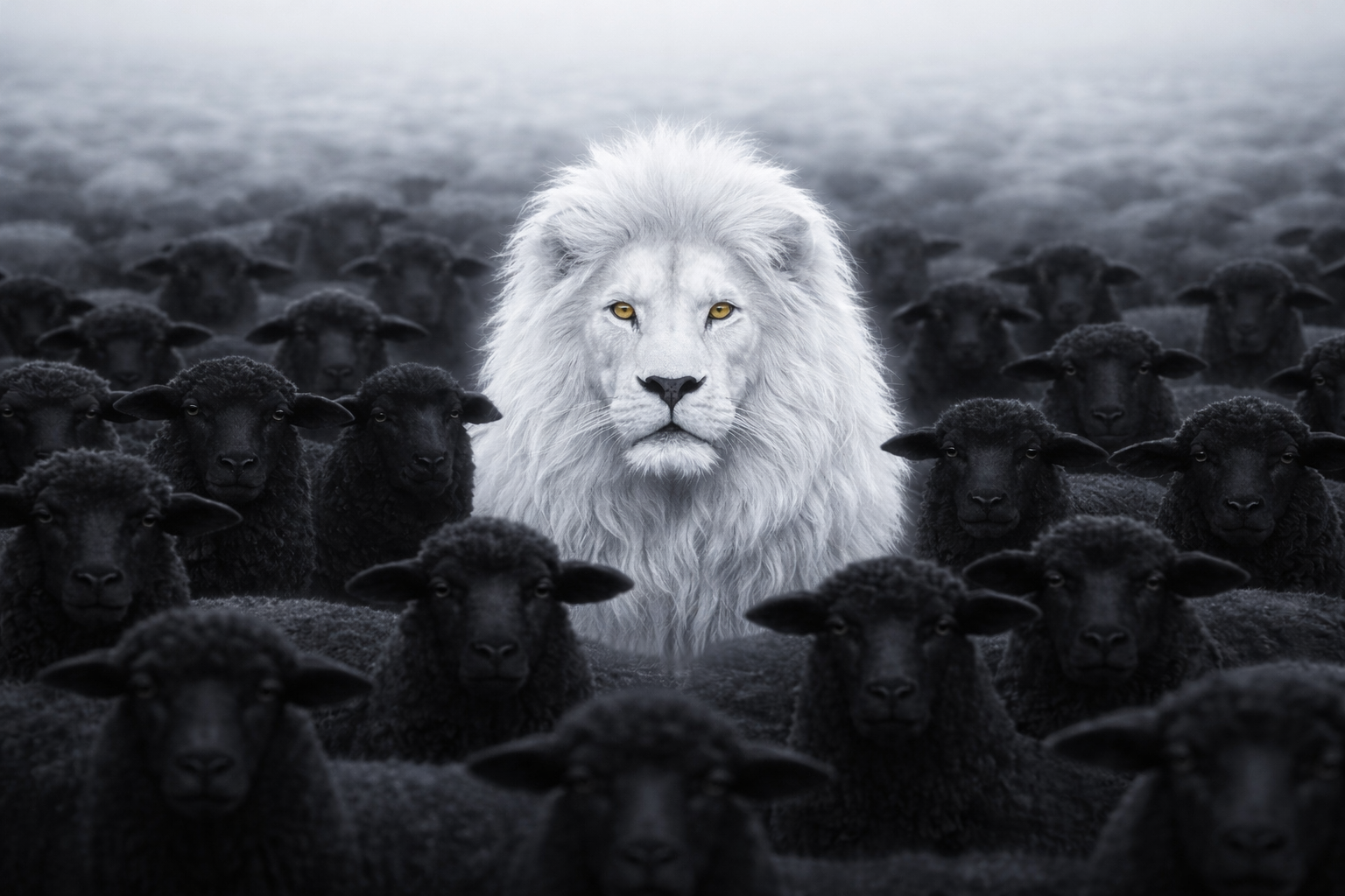 The Lion Among Sheep: Wall Art for Guys Who Refuse to Blend In