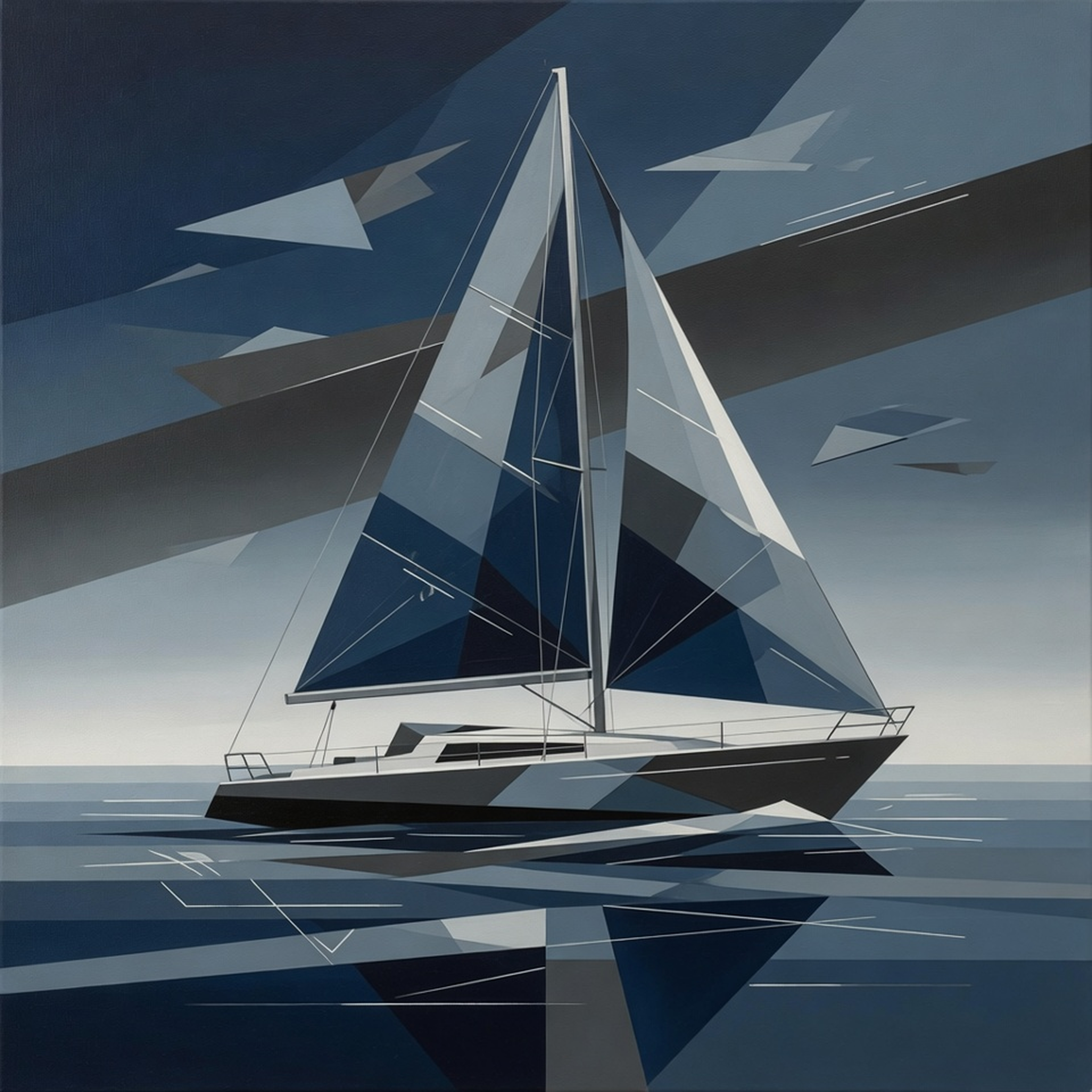 Geometric Abstract Art – Modern Wall Art & Cubism-Inspired
