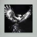 Silver Rising Phoenix – Wall Art for Men