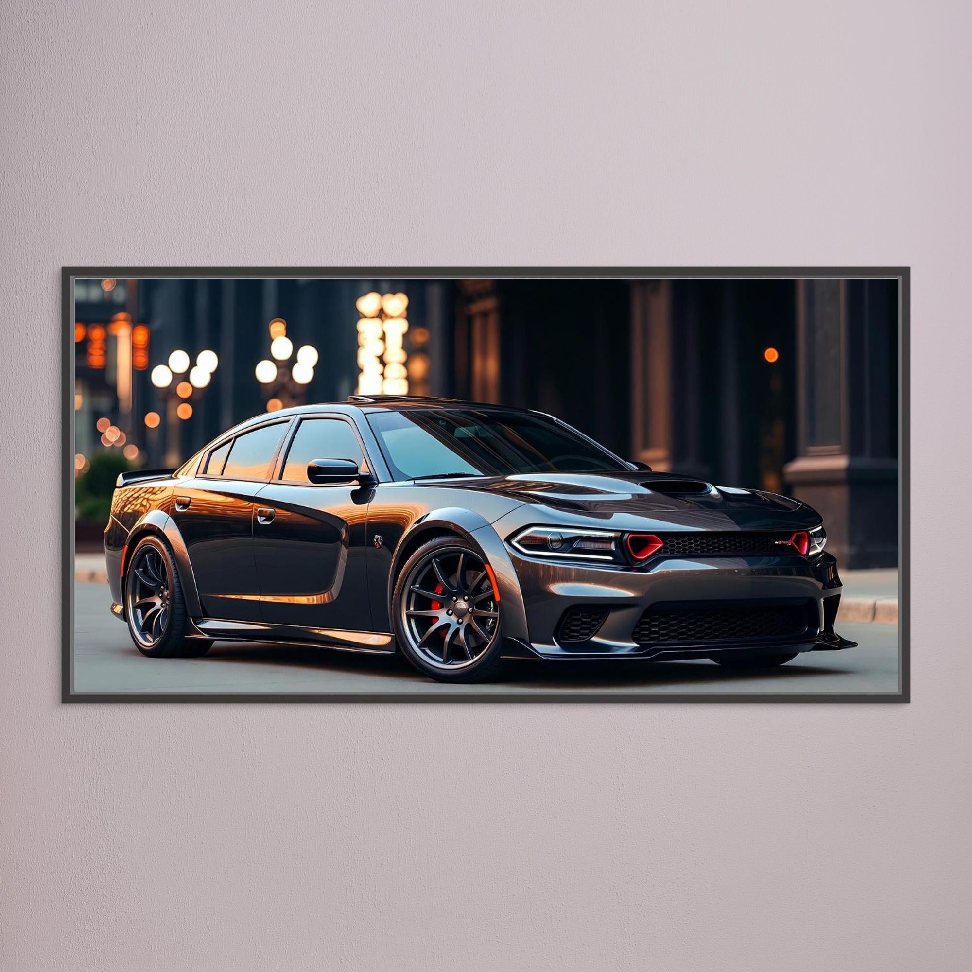 Urban Predator – Hellcat-Inspired Car Art