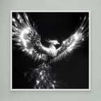 Silver Rising Phoenix – Quadro per uomini