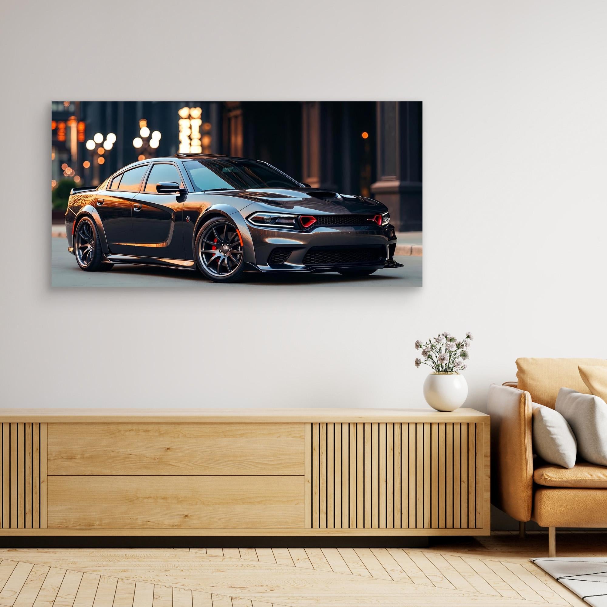 Urban Predator – Hellcat-Inspired Car Art
