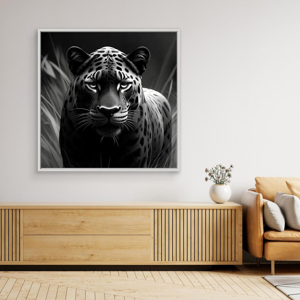 Black and White Panther – Statement Wall Art
