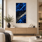 Royal Blue Velvet Canvas