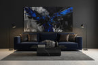 Blue Phoenix Breakthrough – Quadro astratto per uomini