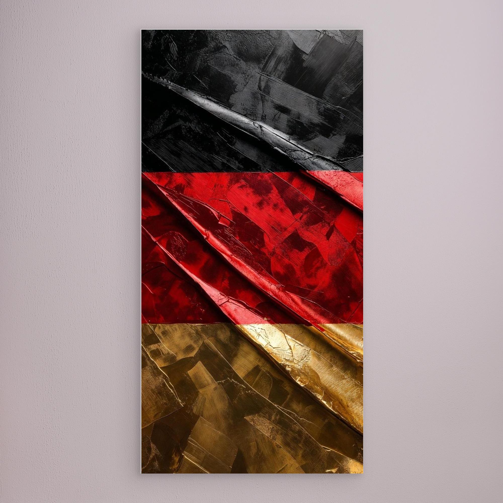 Black Red Gold – Modern German Wall Art