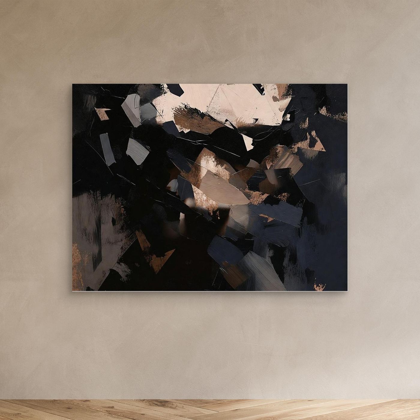 Shadow Presence – Abstract Faces Wall Art