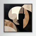 Hidden Geometry – Abstract Faces Wall Art