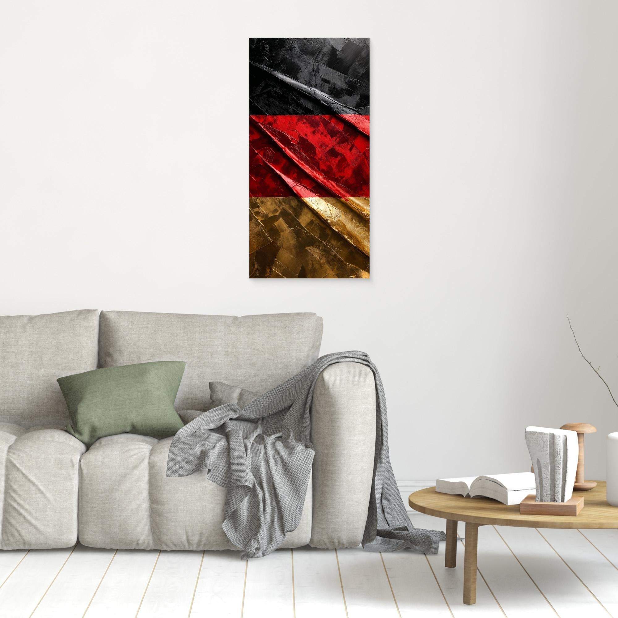Black Red Gold – Modern German Wall Art