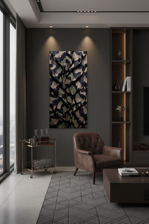 Anaconda Print Pattern – Exotic Wall Art