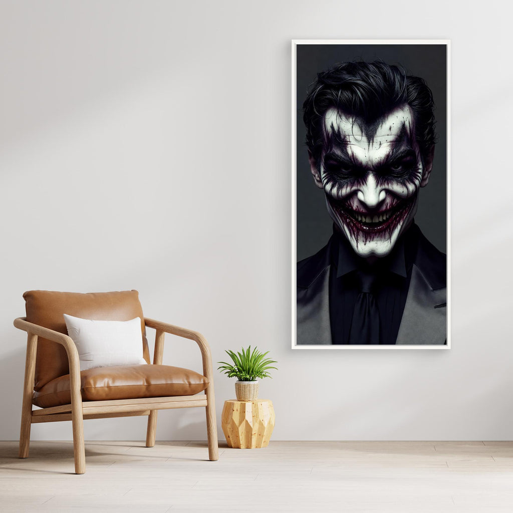 Joker in Silk – Villain-Inspired Wall Art