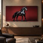 Black Majesty – Quadro di uno stallone nero
