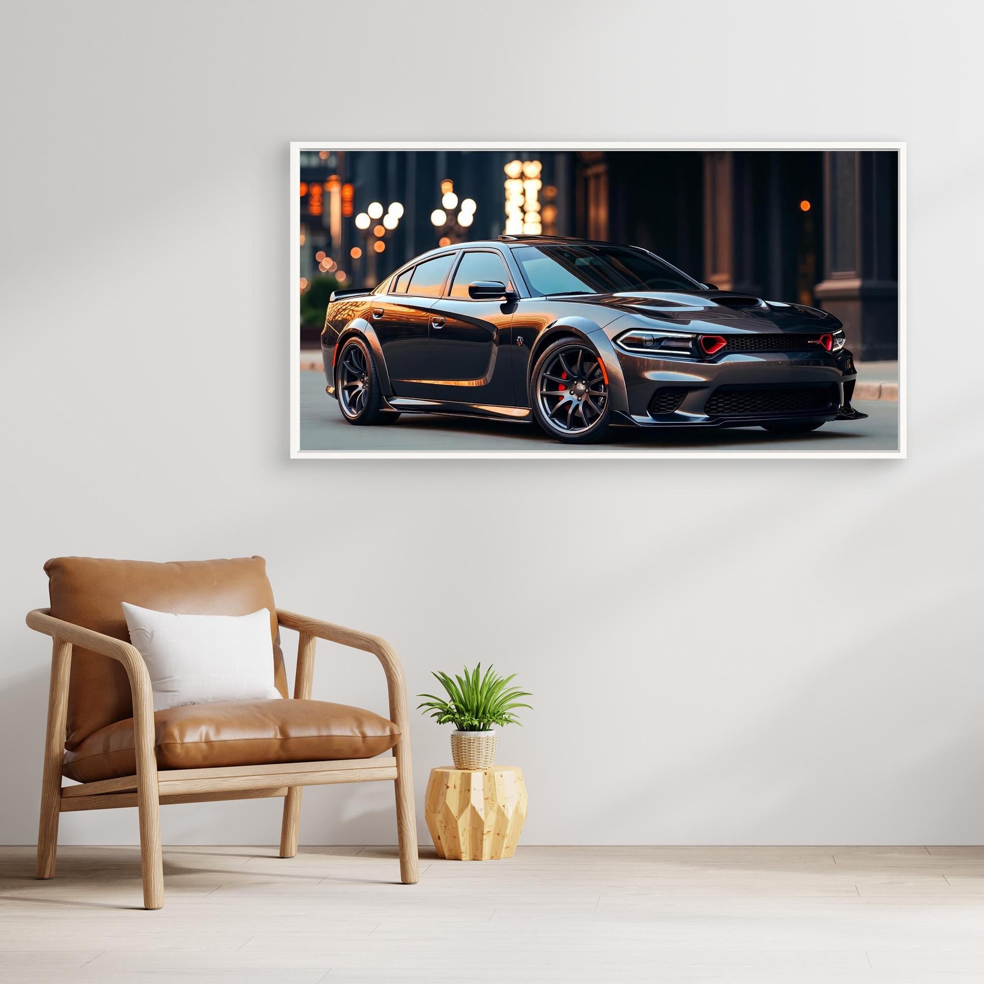 Urban Predator – Hellcat-Inspired Car Art