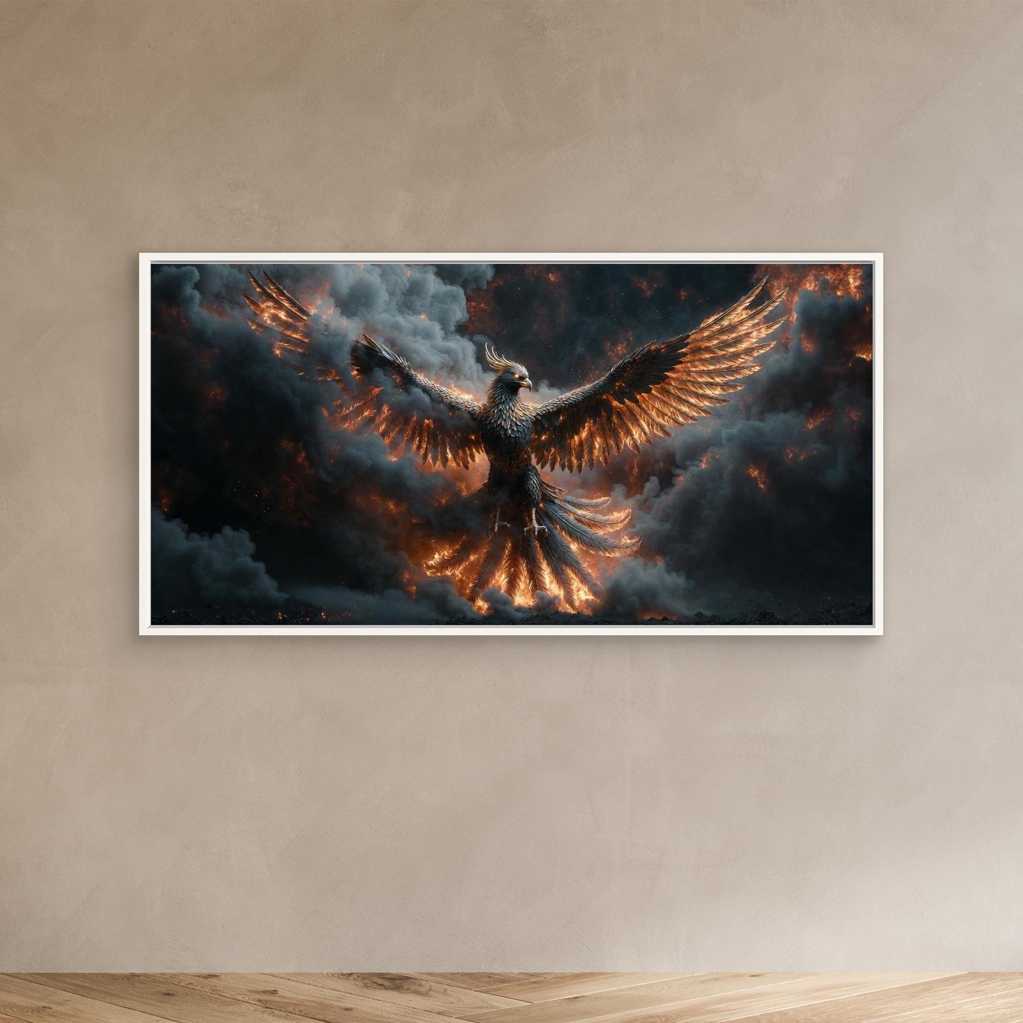 Phoenix Rising from the Ashes – Wall Art
