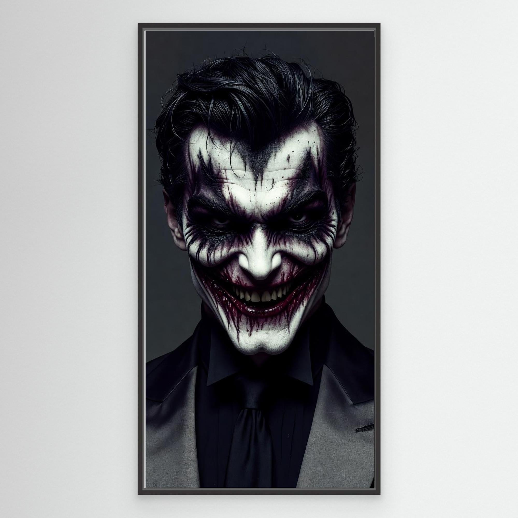 Joker in Silk – Villain-Inspired Wall Art
