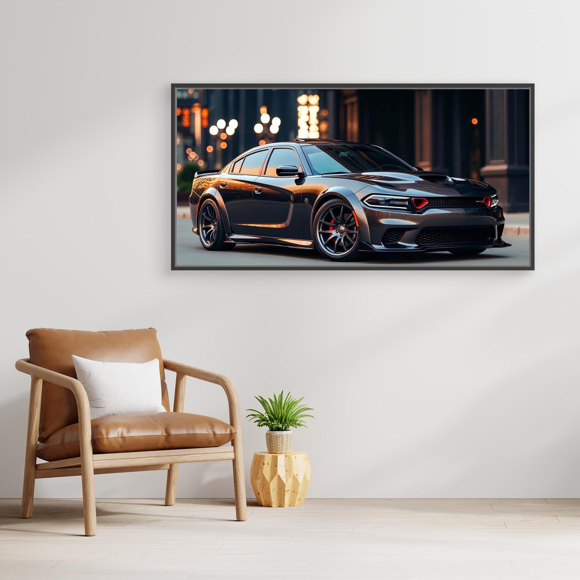 Urban Predator – Hellcat-Inspired Car Art