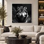 Black and White Wolf – Quadro d'impatto