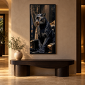 Midnight Throne Panther — obraz dla mężczyzn