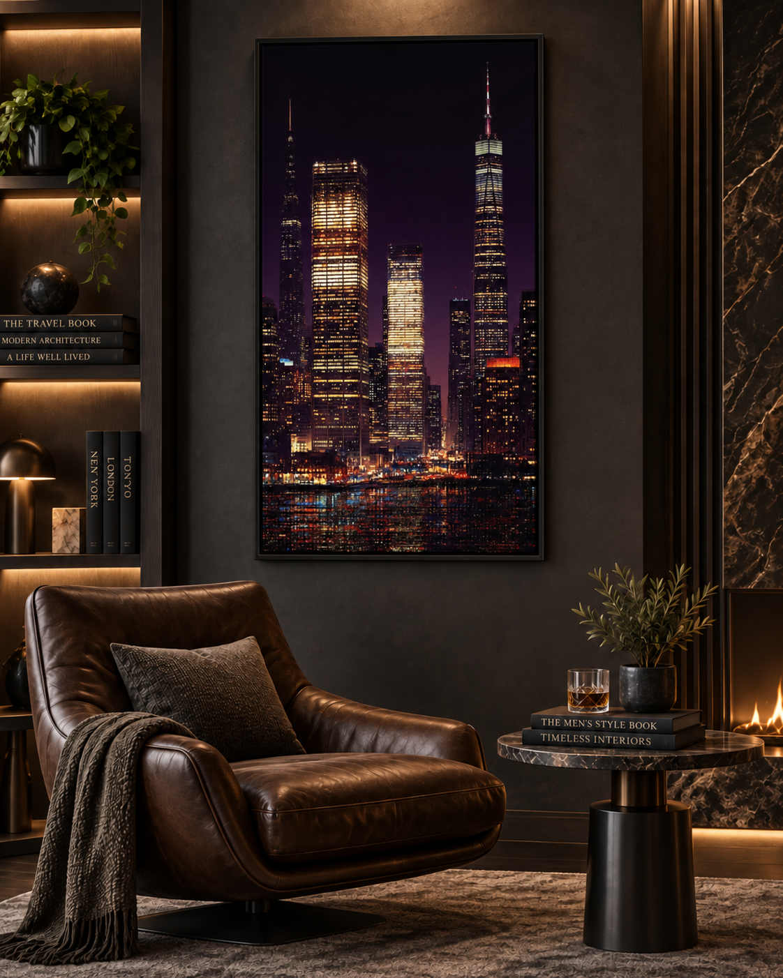 New York City Skyline at Night