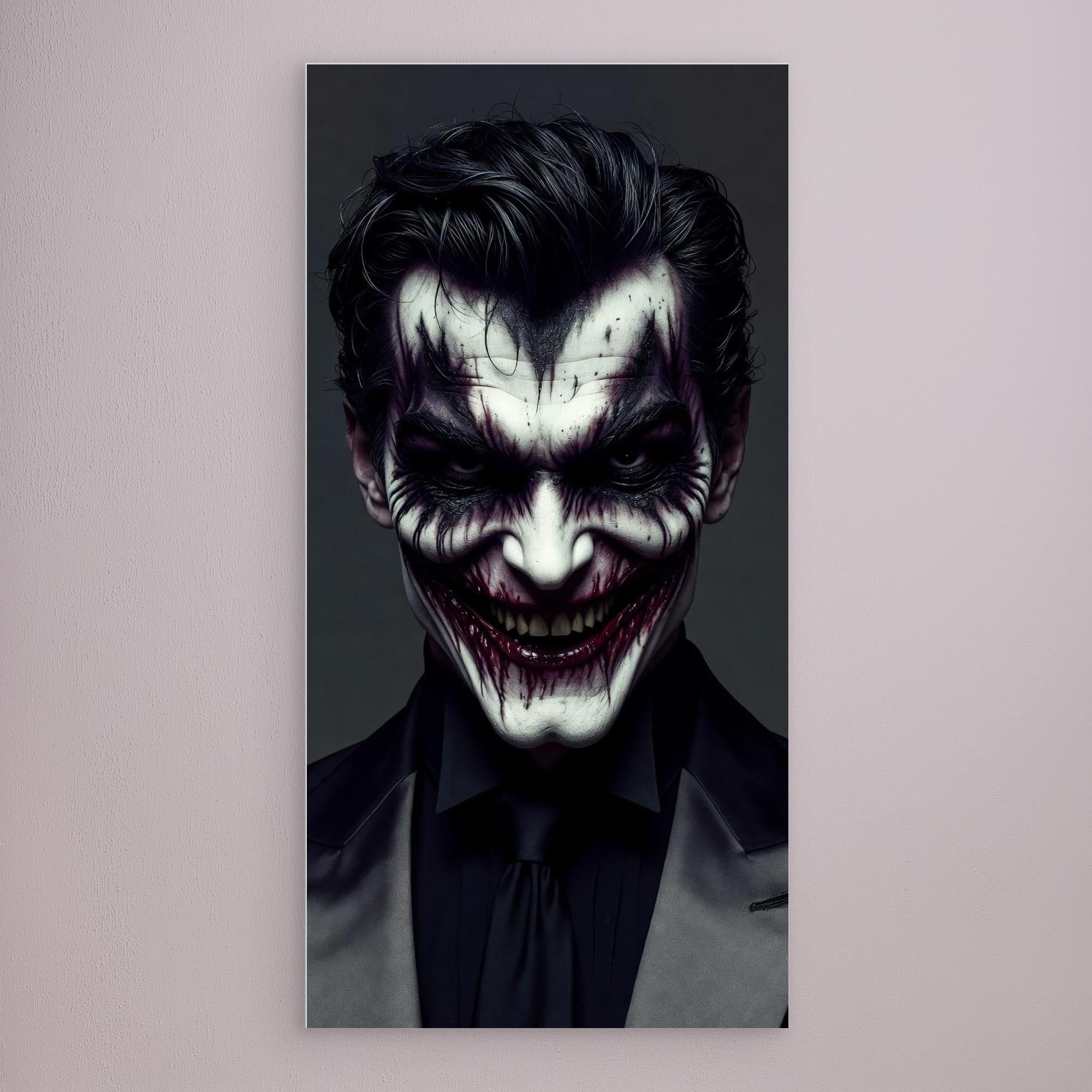 Joker in Silk – Villain-Inspired Wall Art