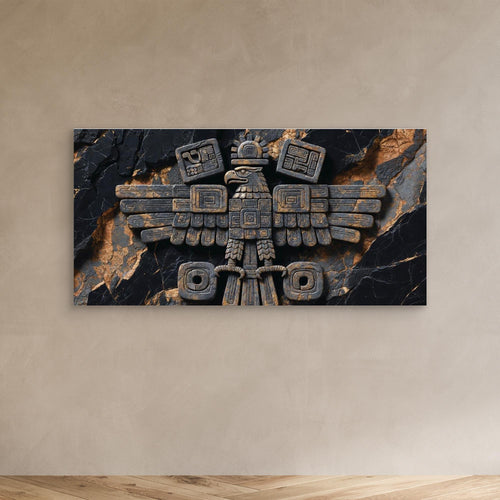 Aztec Eagle – Hieroglyphic Wall Art
