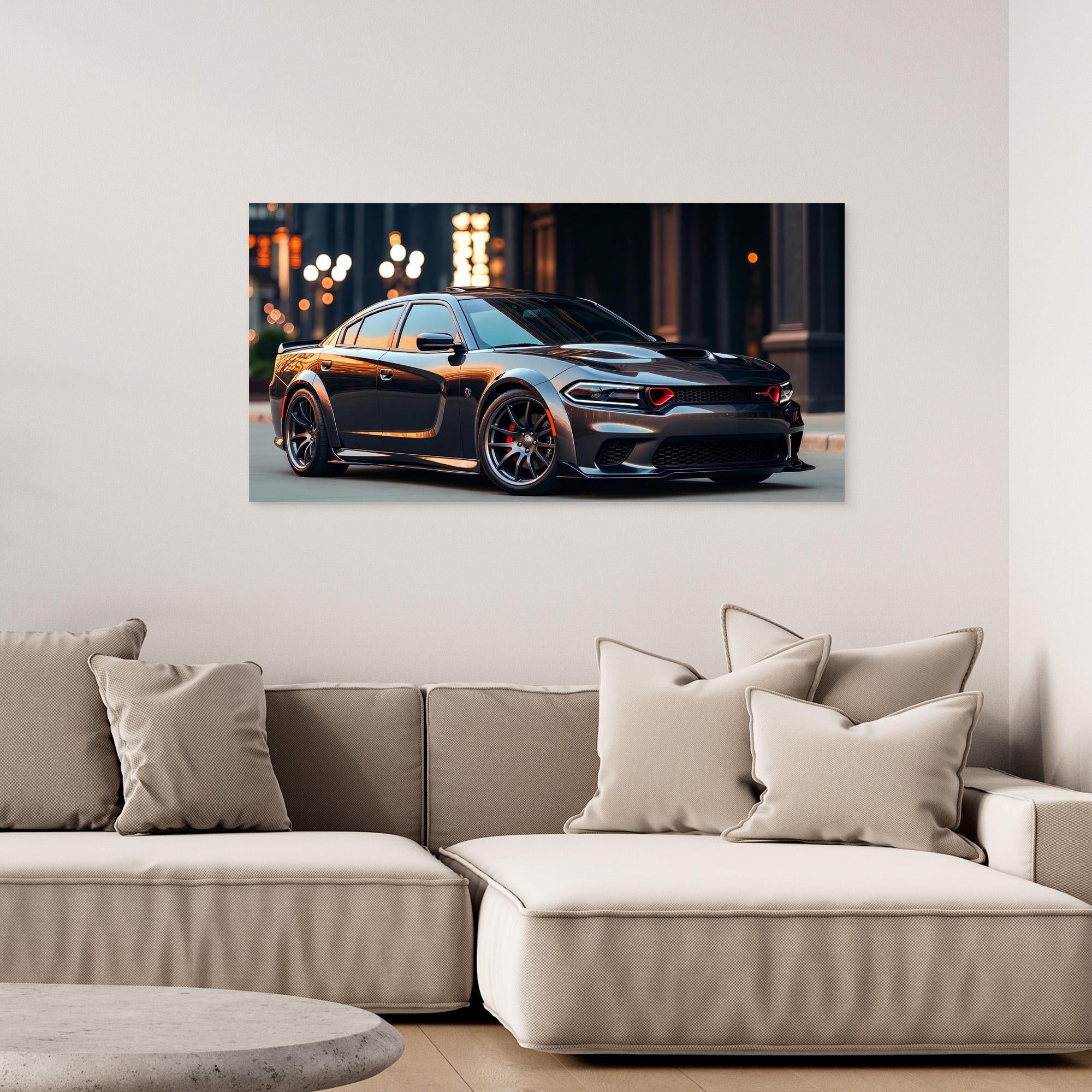 Urban Predator – Hellcat-Inspired Car Art