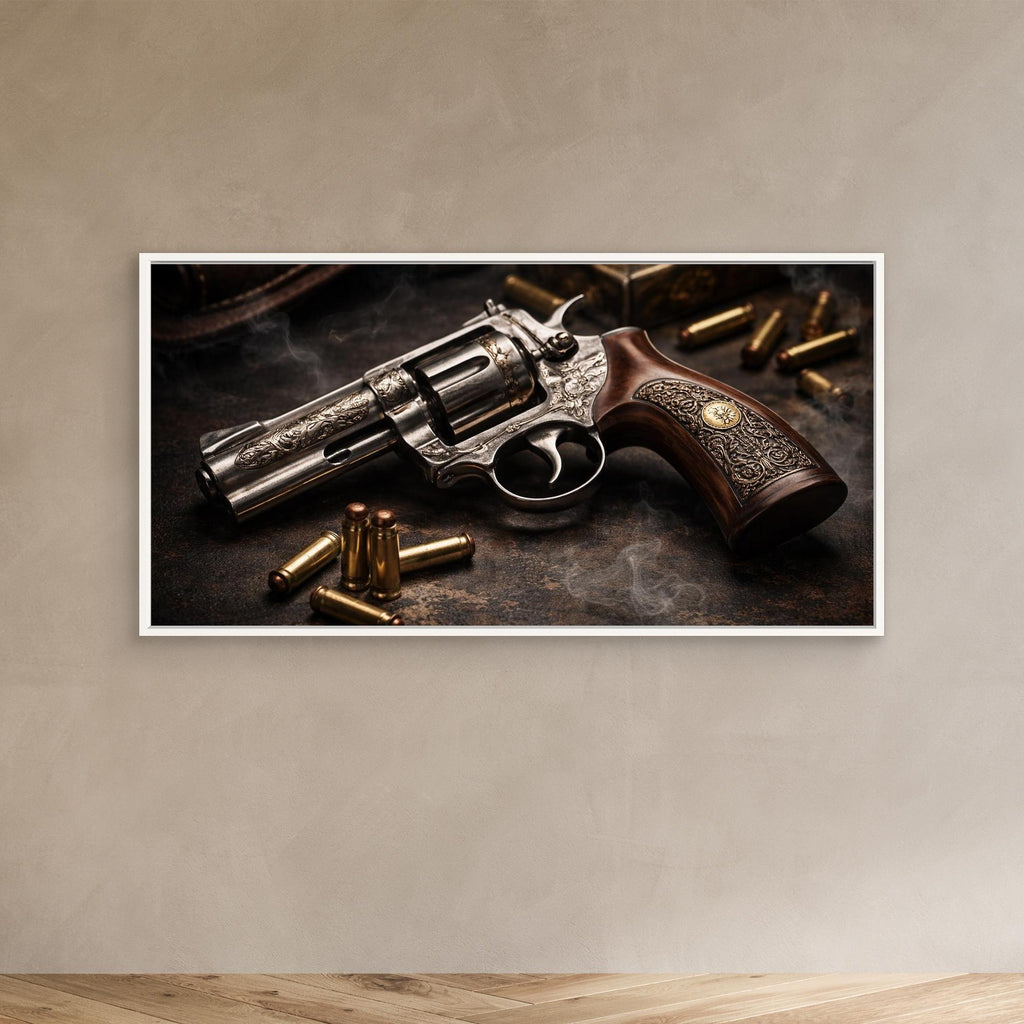 Smoke & Steel – Quadro di revolver