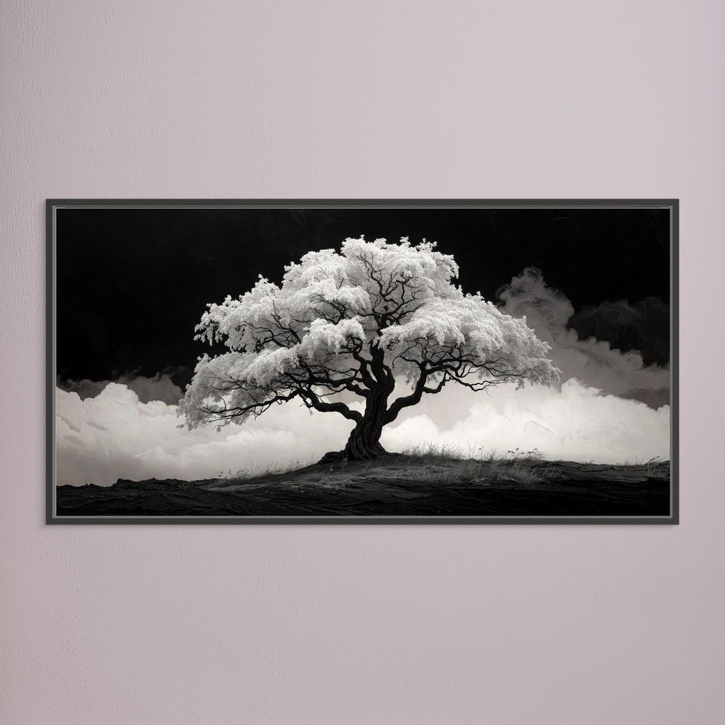 Black and White Tree – Modern Wall Art