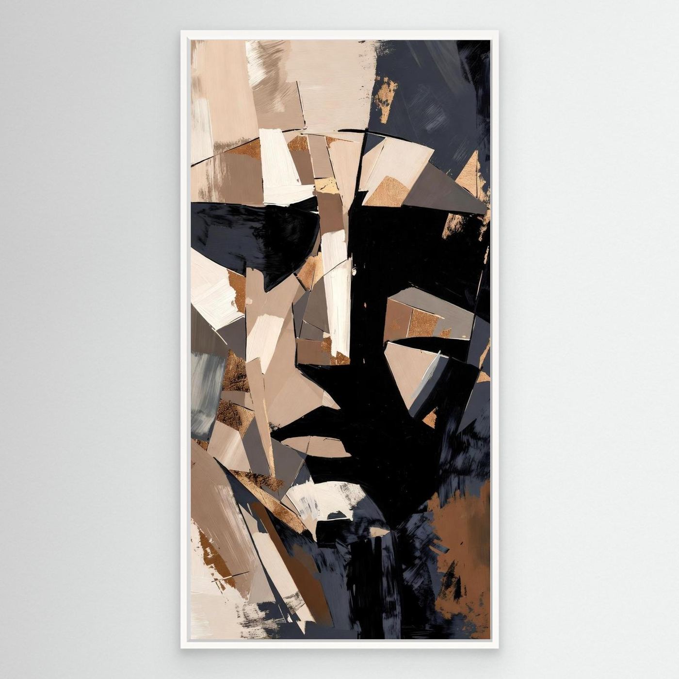 Veil of Thought – Abstract Faces Wall Art