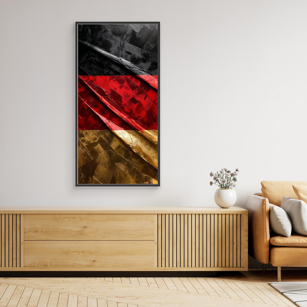 Black Red Gold – Modern German Wall Art