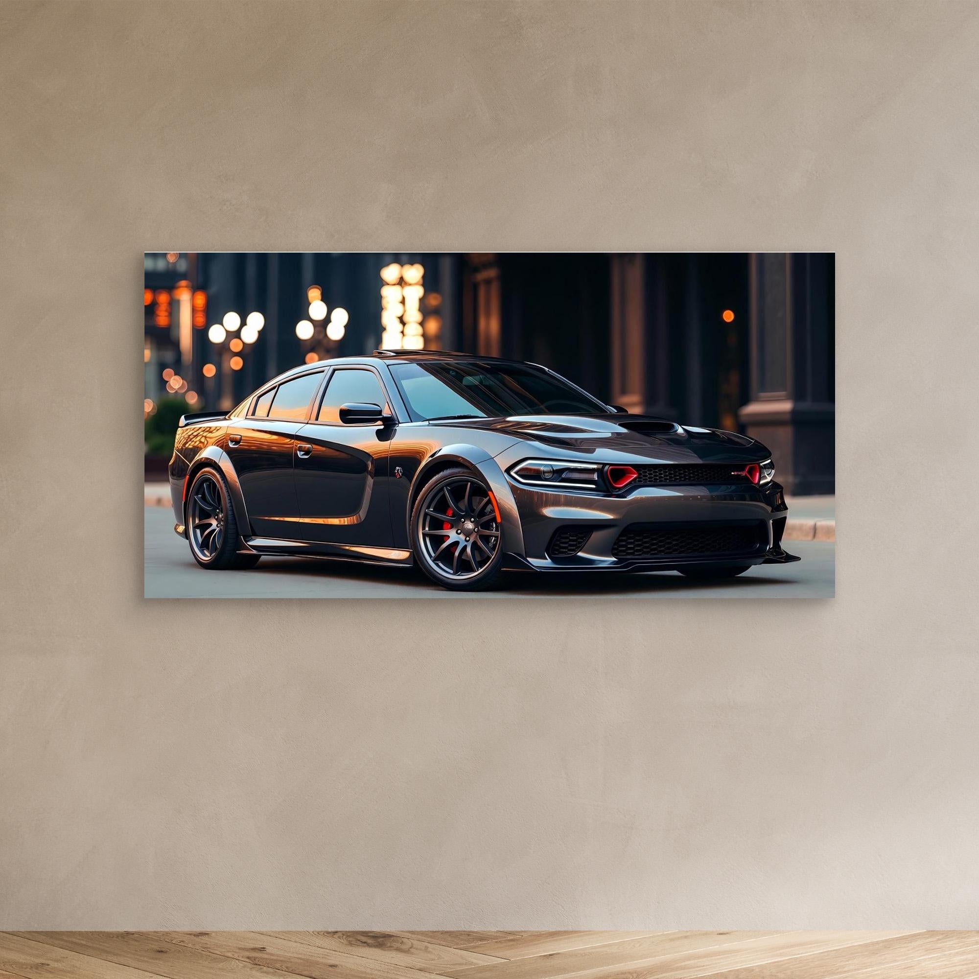 Urban Predator – Hellcat-Inspired Car Art