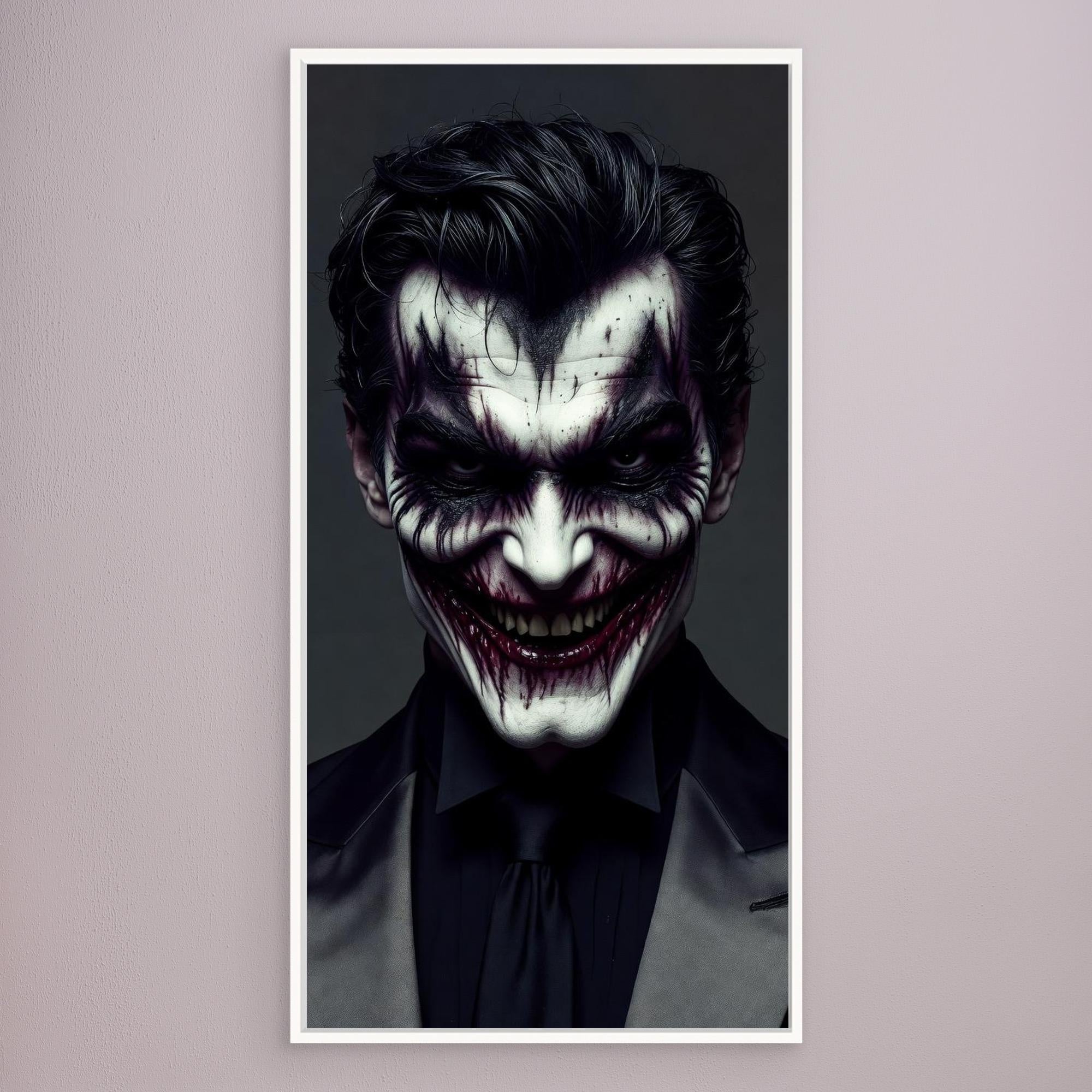 Joker in Silk – Villain-Inspired Wall Art