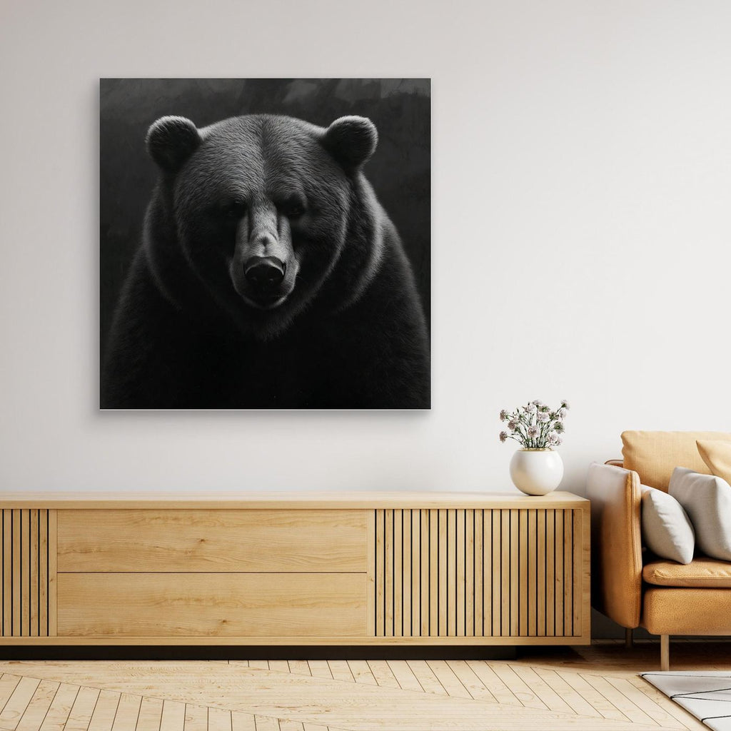 Black and White Bear – Statement Wall Art