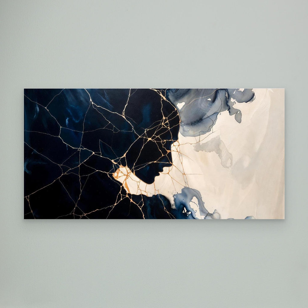 Fractured Silence – Mental Health Canvas