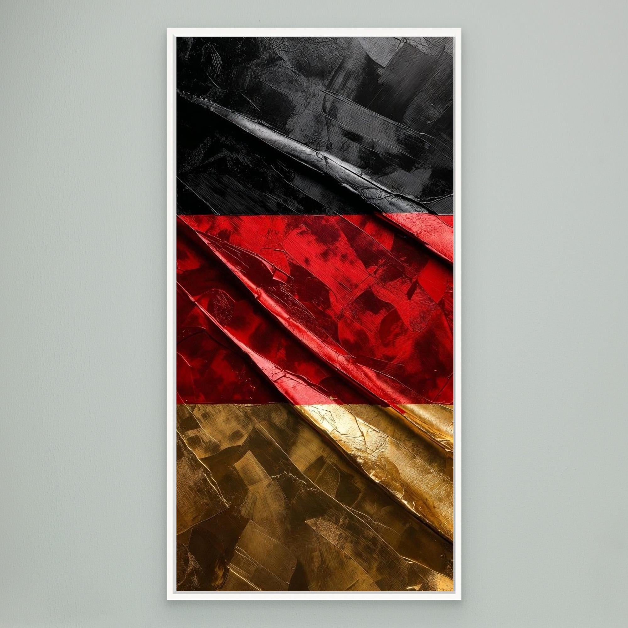 Black Red Gold – Modern German Wall Art
