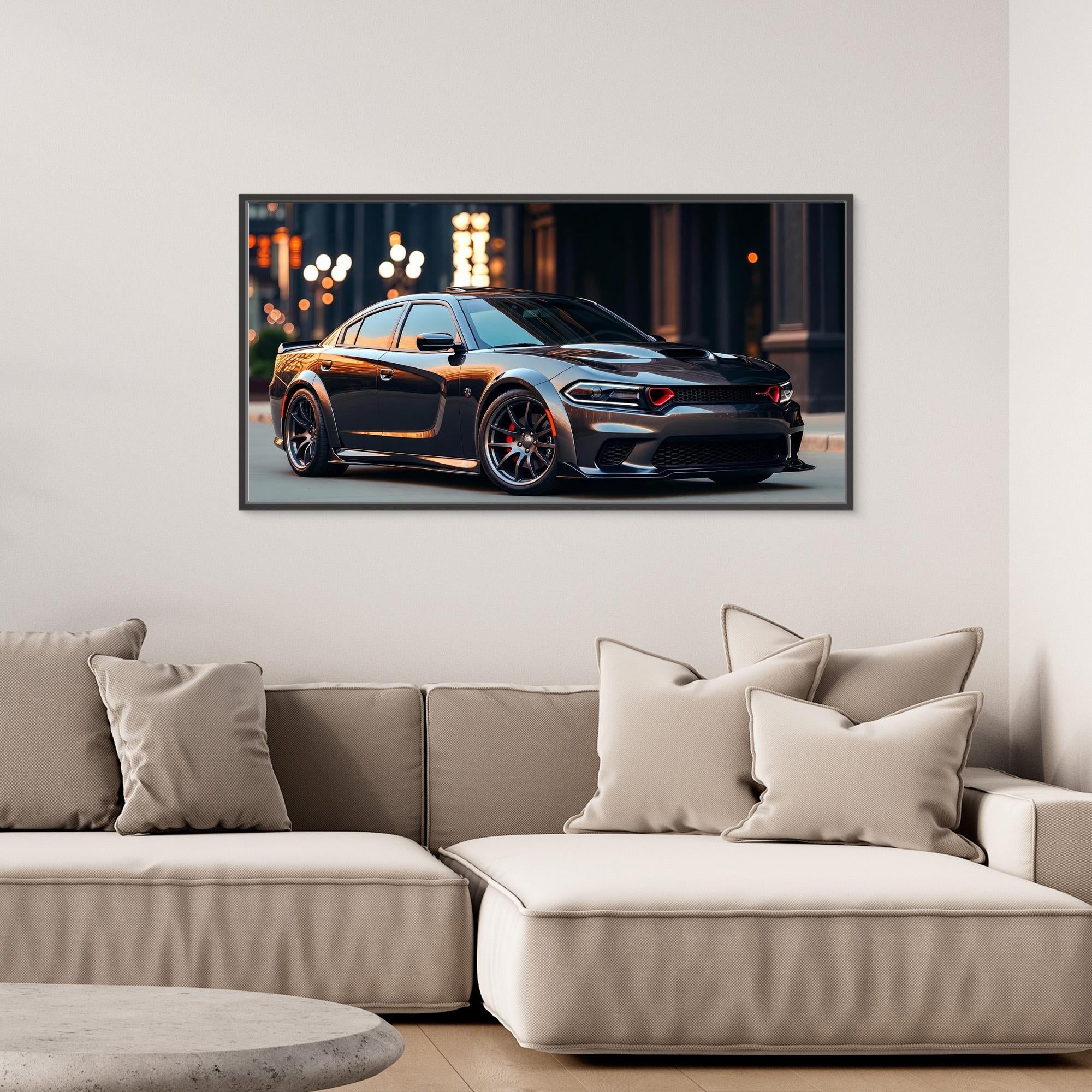 Urban Predator – Hellcat-Inspired Car Art