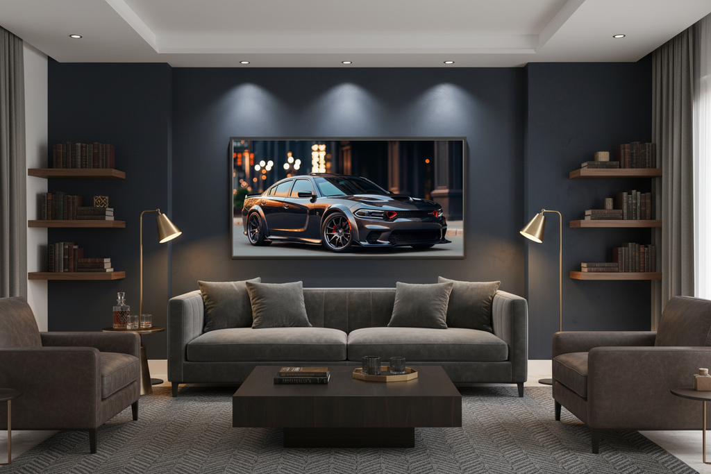 Urban Predator – Hellcat-Inspired Car Art