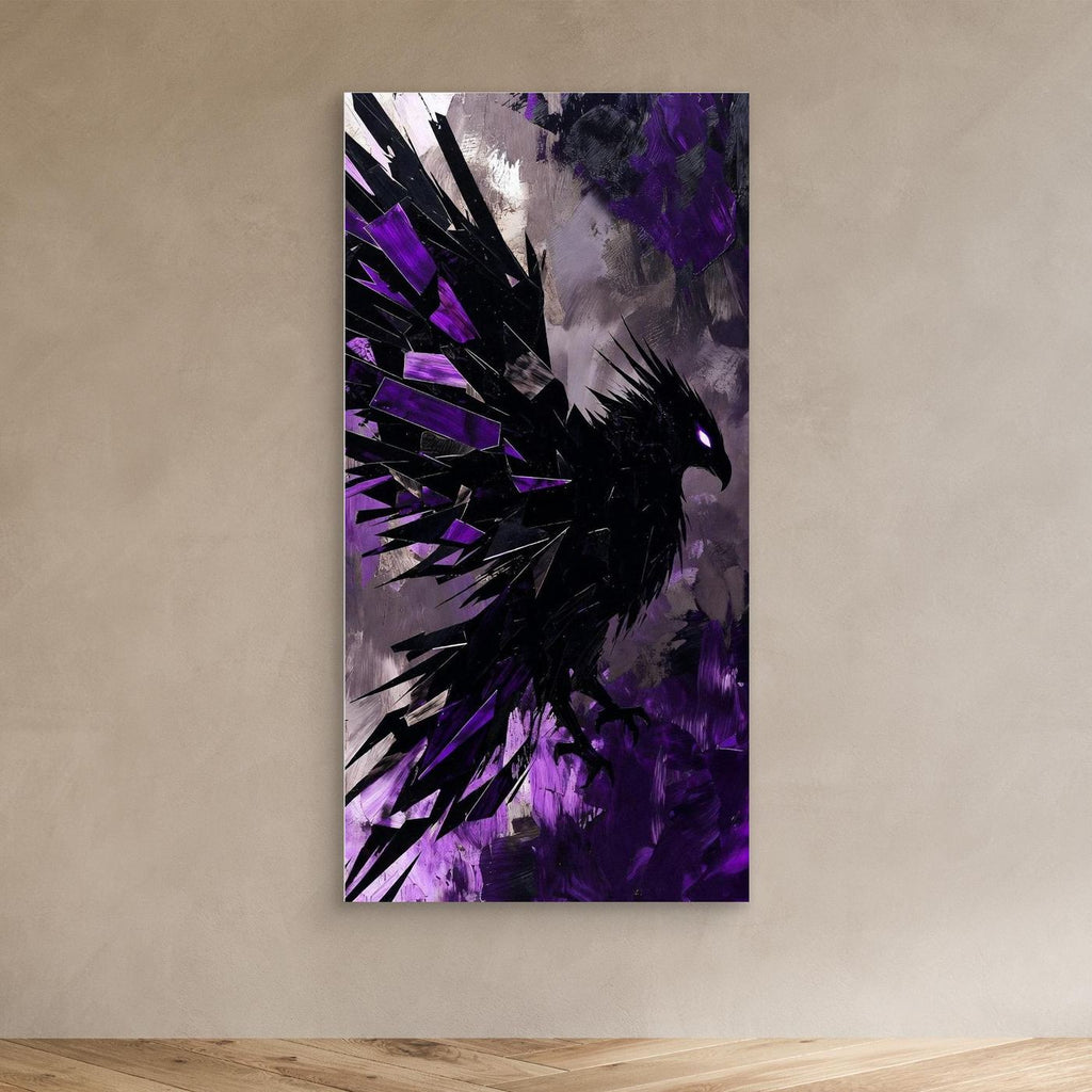 Violet Phoenix Shadow – Wall Art for Men