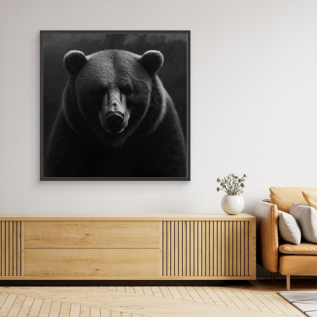 Black and White Bear – Statement Wall Art