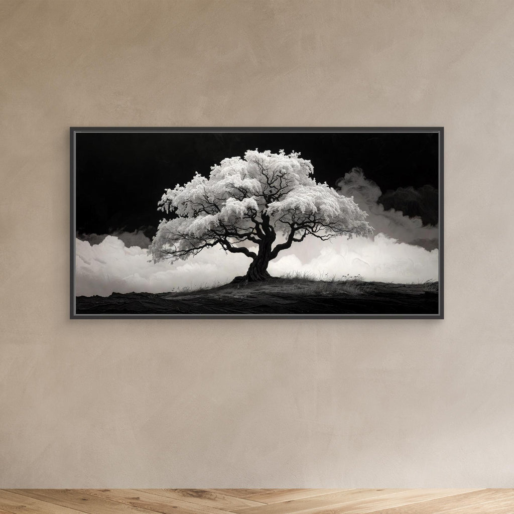 Black and White Tree – Modern Wall Art