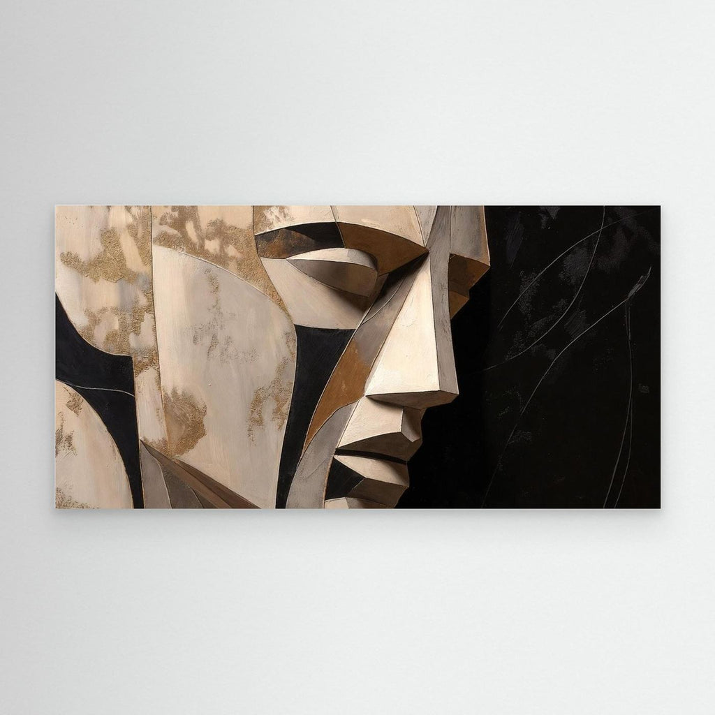 Profile in Silence – Abstract Faces Wall Art