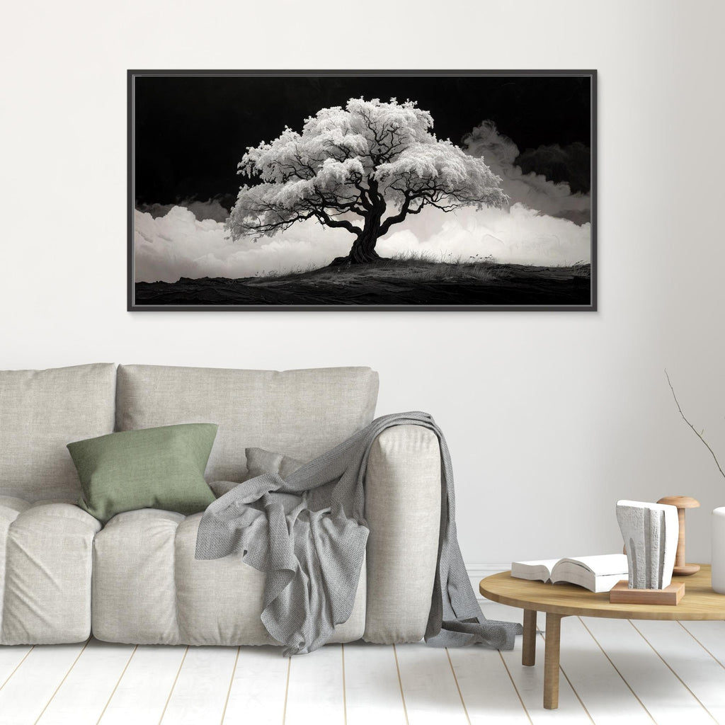 Black and White Tree – Modern Wall Art