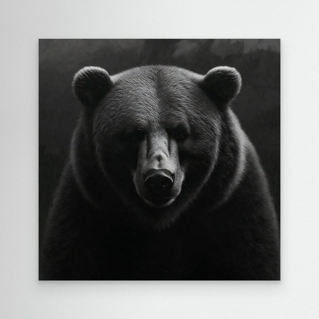 Black and White Bear – Statement Wall Art