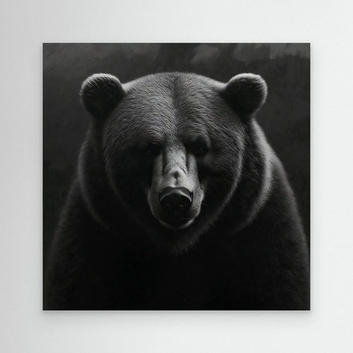 Black and White Bear – Statement Wall Art