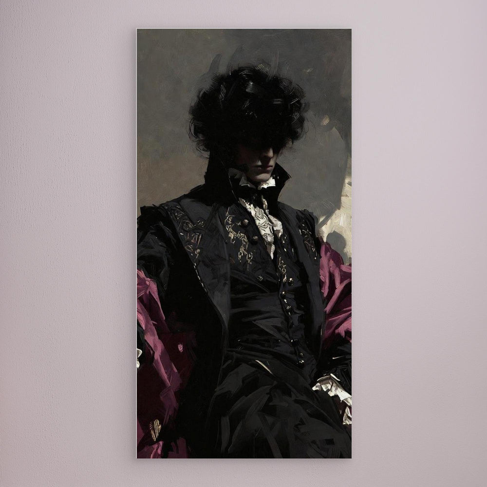Dracula Painting – Dark Gothic Portrait Art