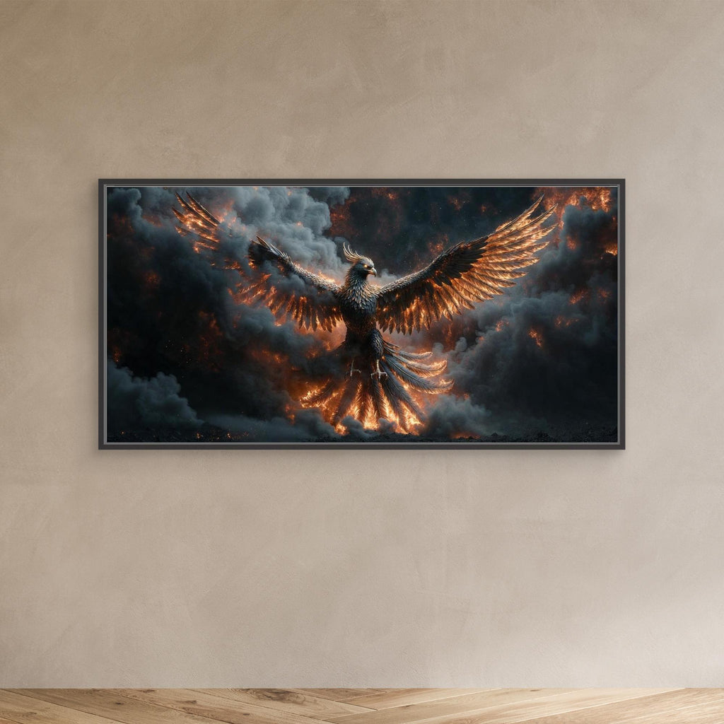 Phoenix Rising from the Ashes – Duvar Sanatı