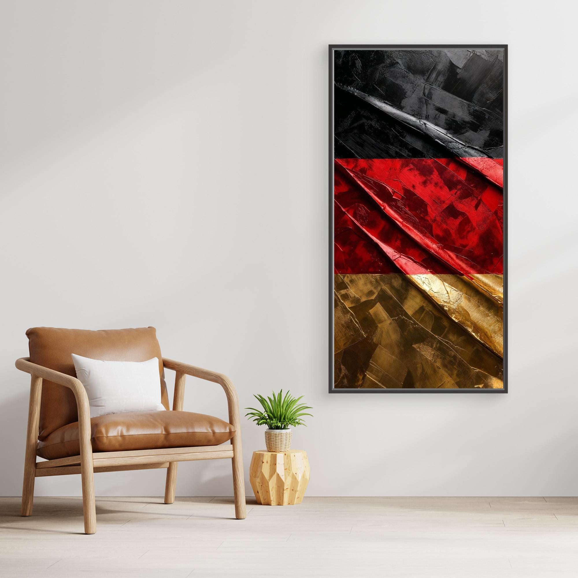 Black Red Gold – Modern German Wall Art