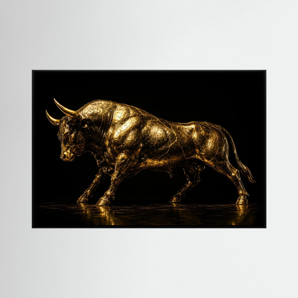 Cracked Golden Bull