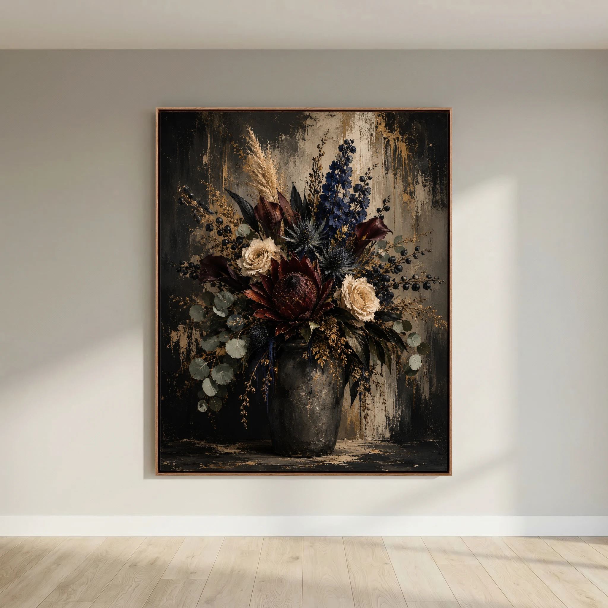 For Everything You Give – Moody Floral Wall Art