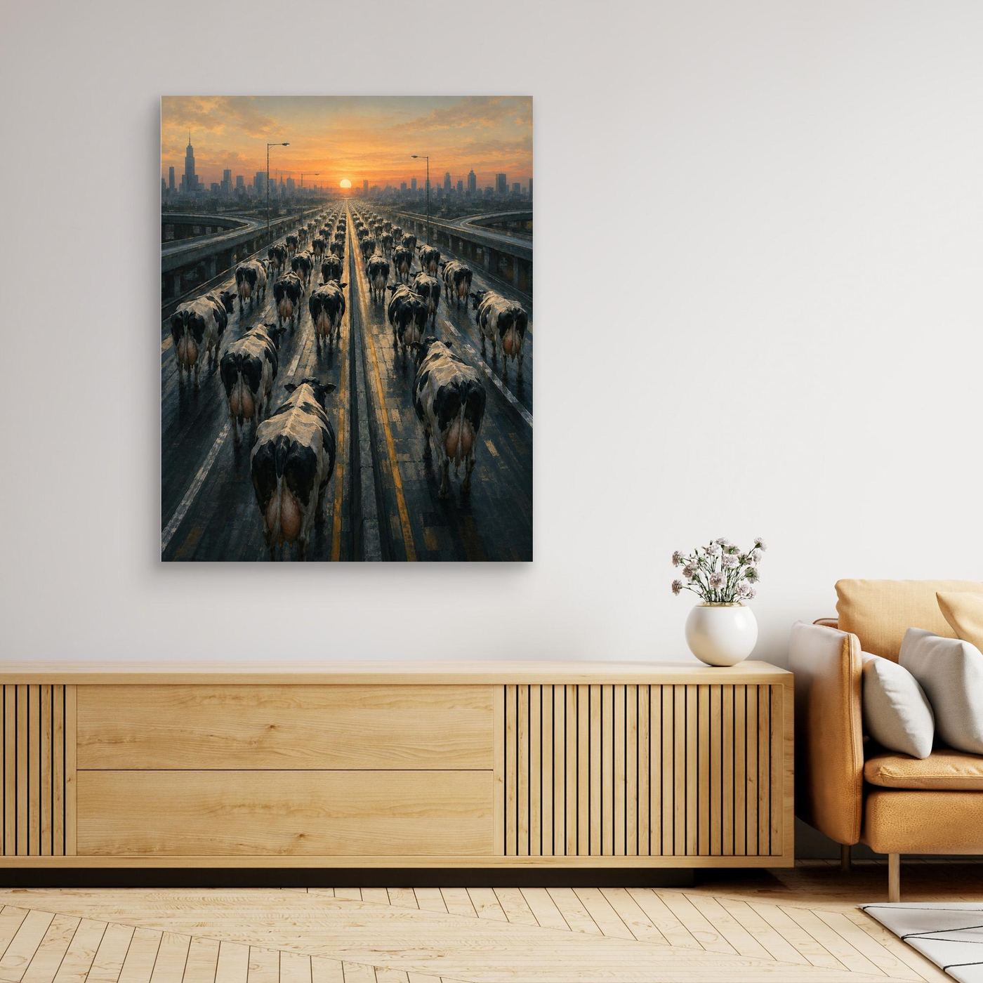 Cows On The Freeway